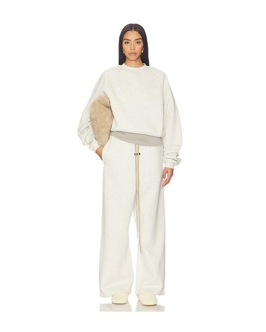 Fear Of God White 90's Raglan Sweatshirt