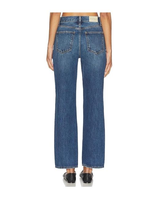 Pistola Blue Cassie Super High Rise Straight Jeans