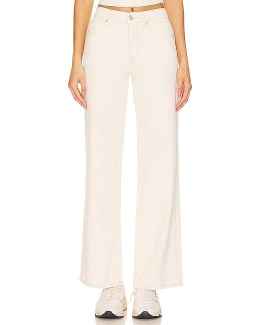 Free People White X We The Free Tinsley Baggy High Rise Jeans