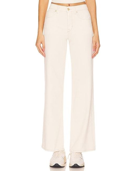 Free People White X We The Free Tinsley Baggy High Rise