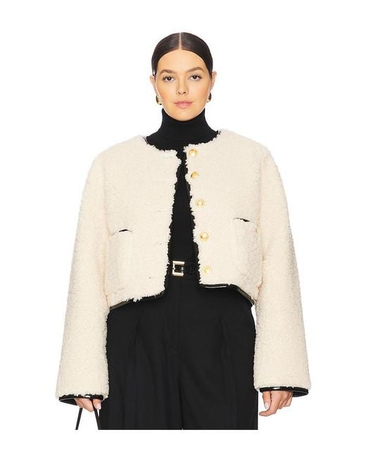 L'academie Natural 'Academie Pauchet Reversible Faux Sherpa Jacket
