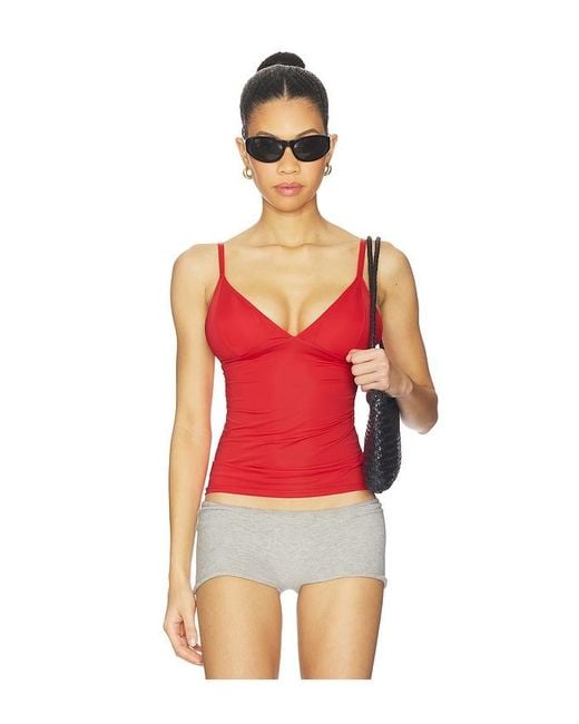 Gestuz Red Cami Top