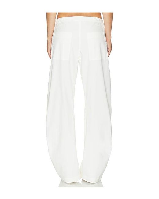 HAELO White Pull On Twist Pant