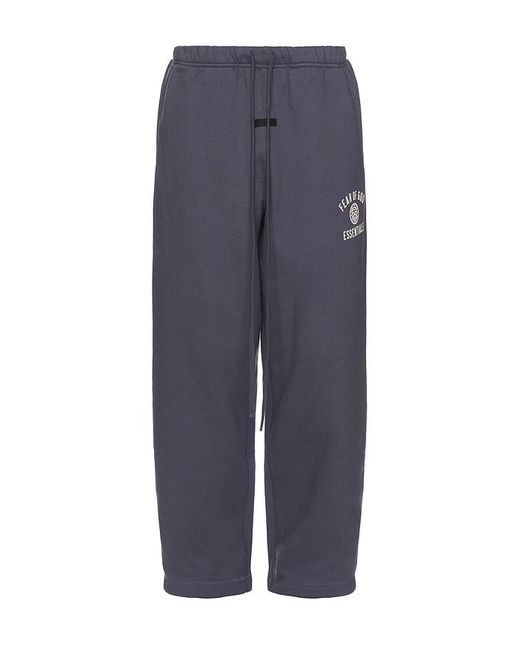 Fear Of God Blue Fleece Relaxed Sweatpant for men