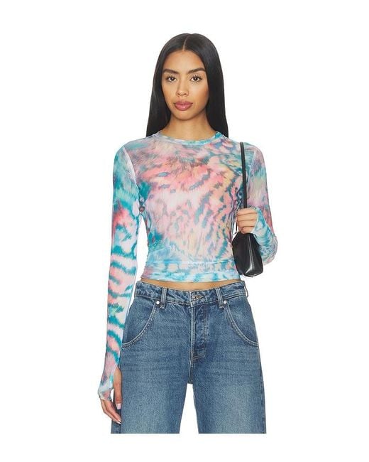 AFRM Blue Kaylee Top