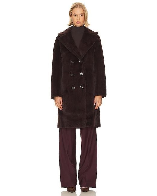 Lamarque Red Abigail Coat