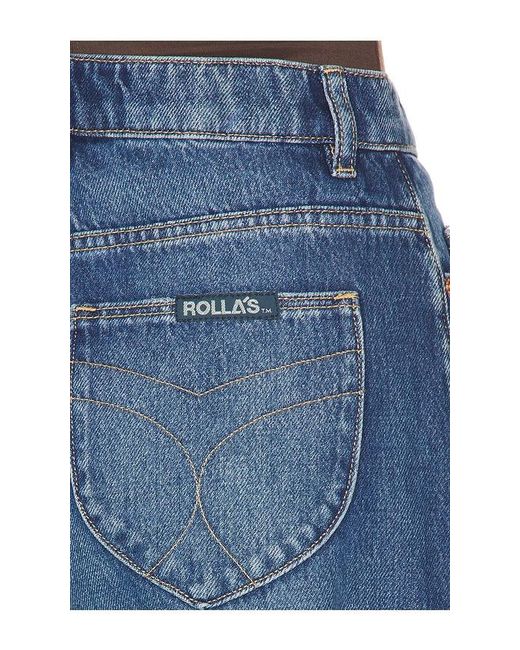 Rolla's Blue Gigi Barrel Jeans