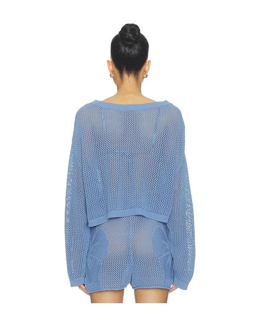 LSPACE Blue Island Time Sweater