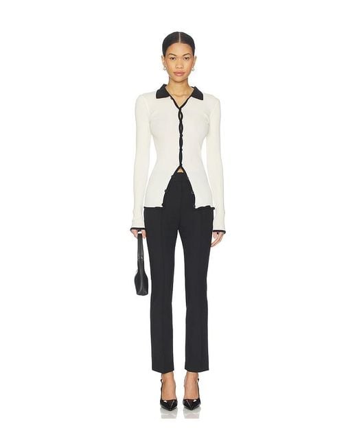 La Ligne Black Long Brigitte Pant