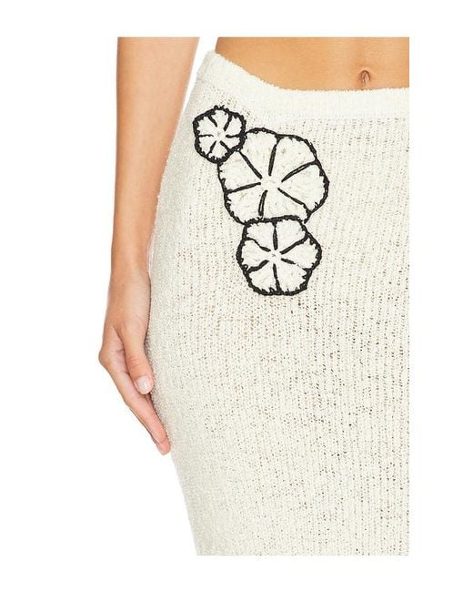 Asta Resort White Camilla Skirt