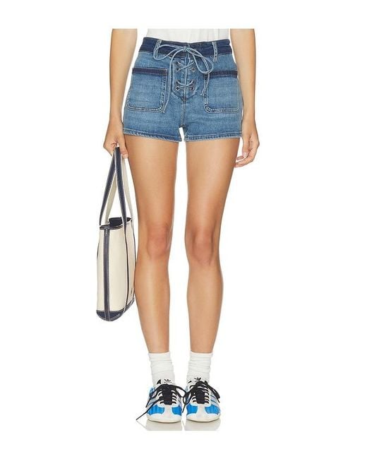 Ba&sh Blue Rio Short