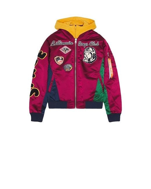 BBCICECREAM Pink Space Suit Bomber Jacket for men