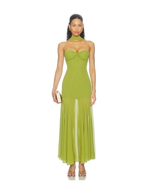 MORE TO COME White Nicola Maxi Dress