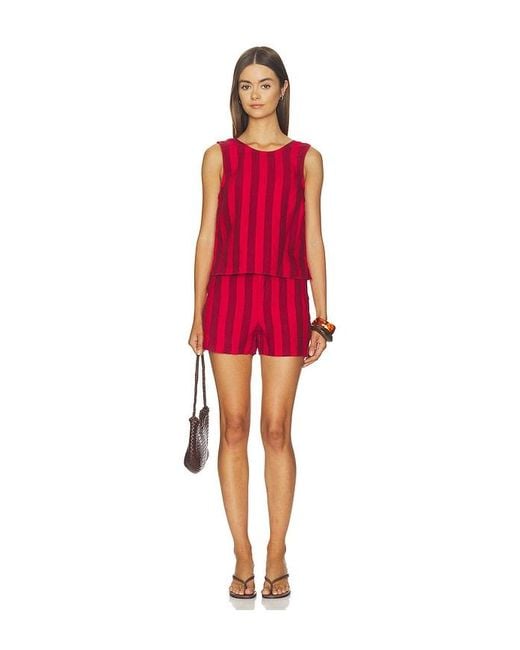 Madewell Red Odin Top