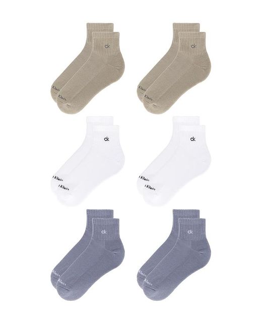 メンズ Calvin Klein ソックス White