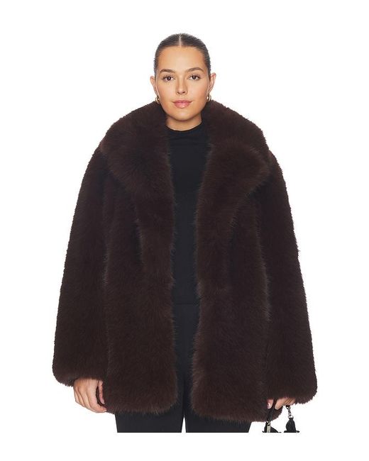 L'academie Black 'Academie Gamine Faux Fur Jacket
