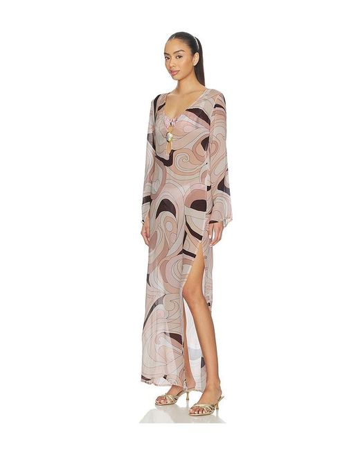 Cin Cin Natural Hotline Moonstone Maxi Dress