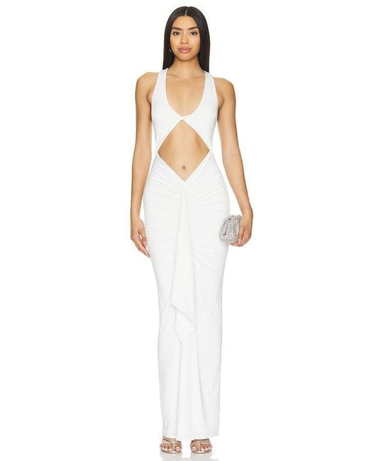 superdown White Amai Maxi Dress