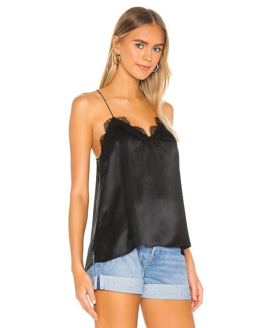 Cami NYC Racer Charmeuse Cami in Green | Lyst