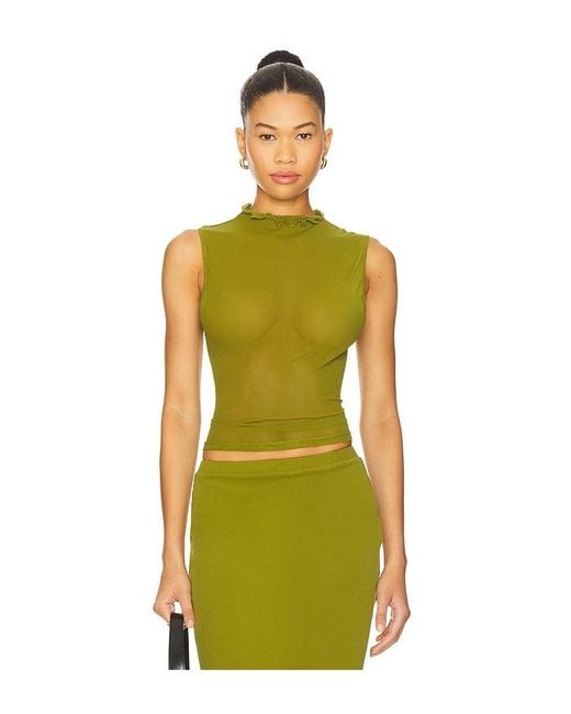 BY.DYLN Green Imani Top