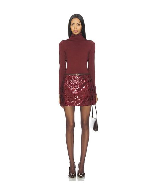 Wolford Red Colorado Bodysuit