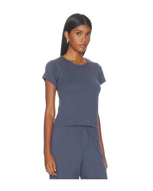ÉTERNE Blue Cotton Short Sleeve Baby Tee
