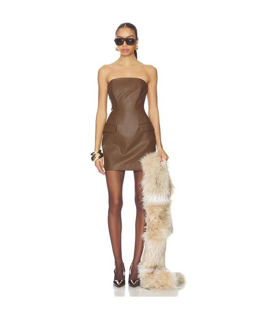 Nicholas Natural Rina Strapless Mini Dress