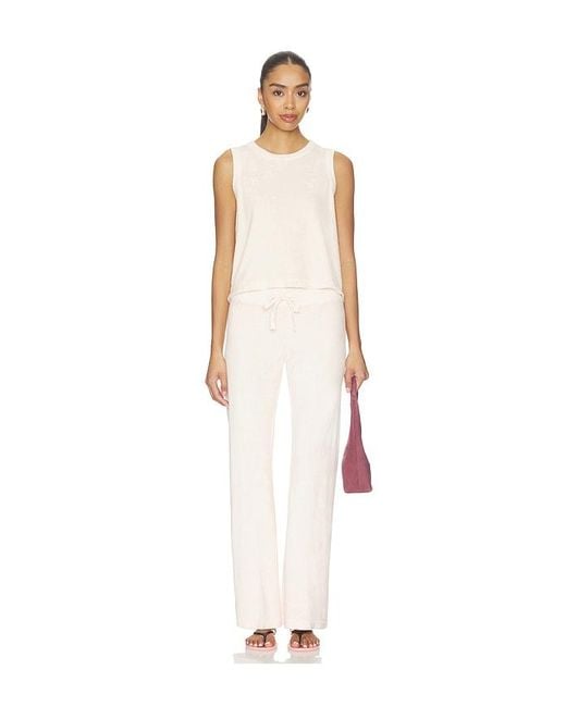 Bobi White Comfort Waist Skinny Flare Pant