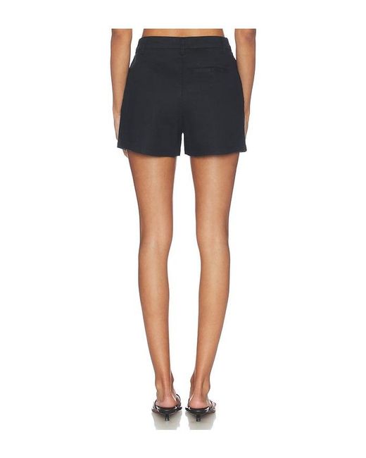 Onia Blue Stretch Linen Short