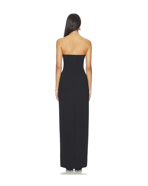Amanda Uprichard Blue Ailany Maxi Dress