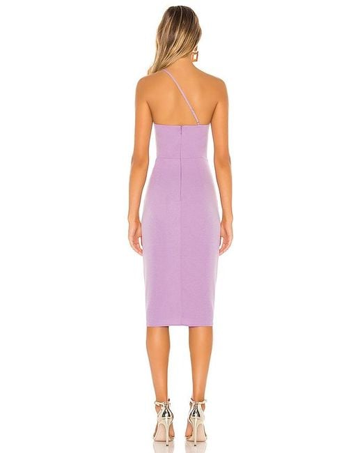 Lovers + Friends Purple Lazo Midi Dress