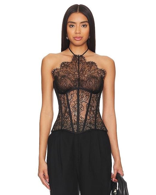 Rozie Corsets Black Oberteil