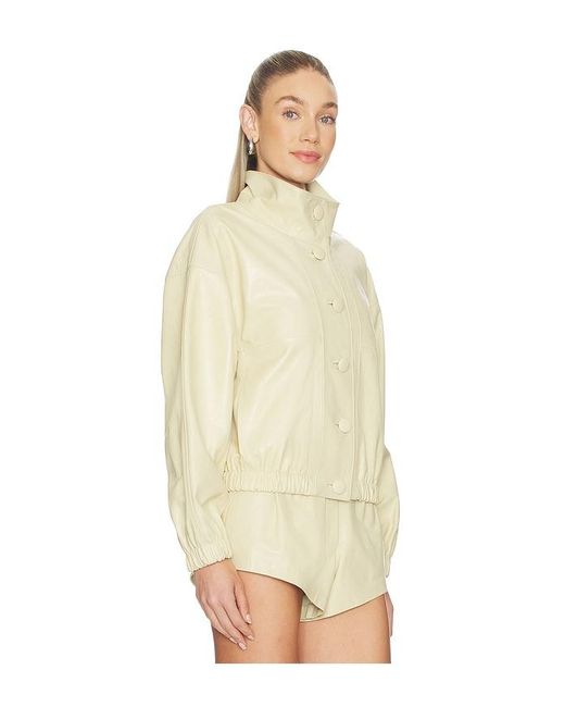 Dodiee Natural Kate Leather Bomber