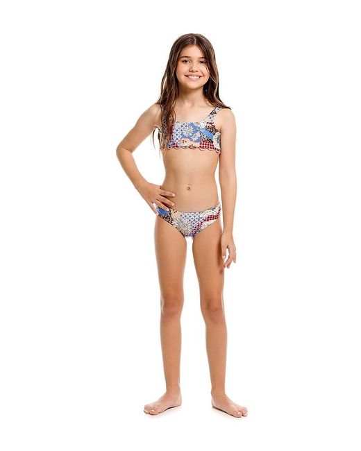 Agua Bendita Multicolor Dolce Quilt Bikini Set