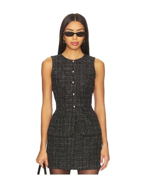 MORE TO COME Black Samira Top