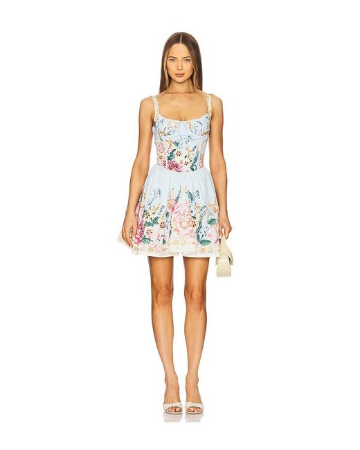 Agua Bendita White Spring Blush Dress