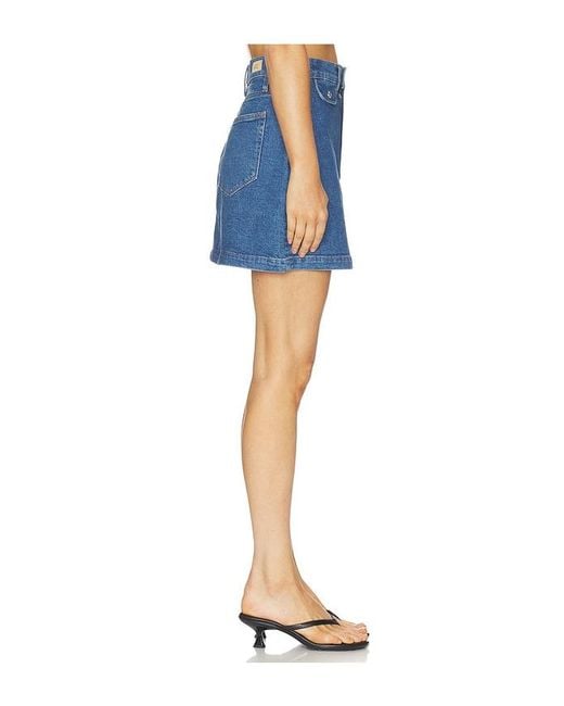 PAIGE Blue Minirock Janelle