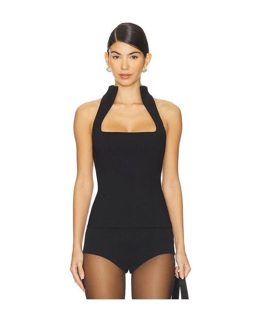 MAJORELLE Black Lori Top