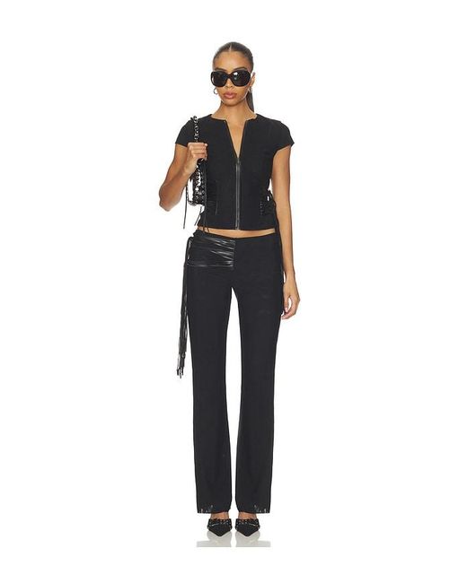 I.AM.GIA Blue Iselda Fringe Pant