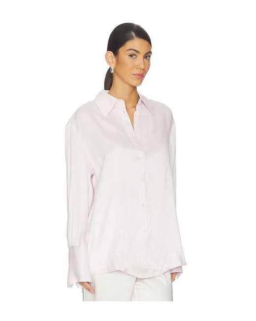 Anine Bing White Bridget Shirt