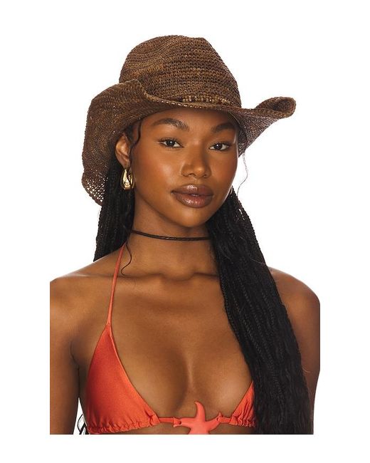 Flora Bella Brown Lai Cowboy Hat