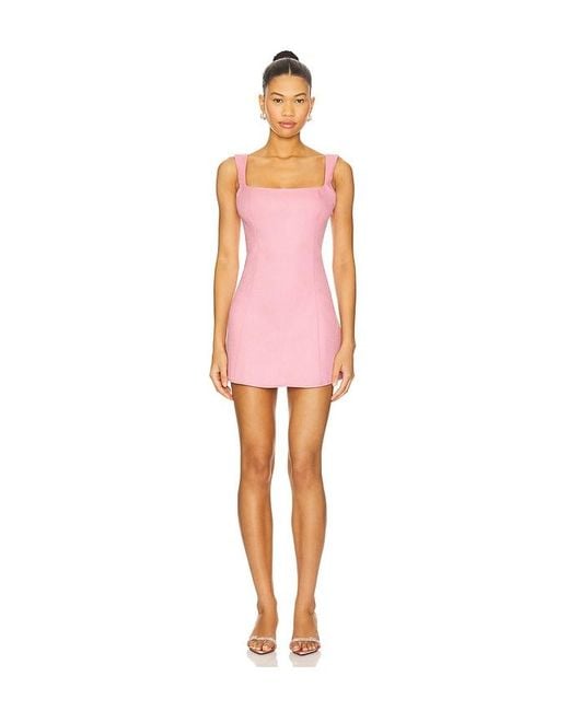 MORE TO COME Red Oriana Mini Dress