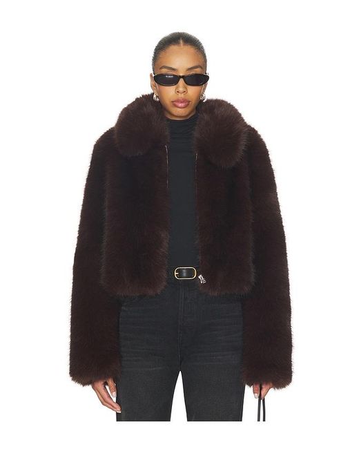 L'academie Black 'Academie Savoie Faux Fur Jacket