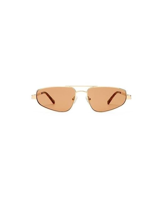 Le Specs Metallic Treasure Sunglasses