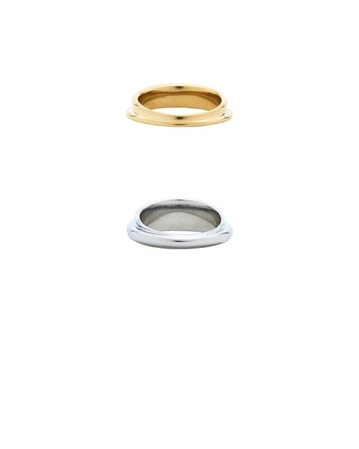 Jenny Bird White Ring-Set Lennon