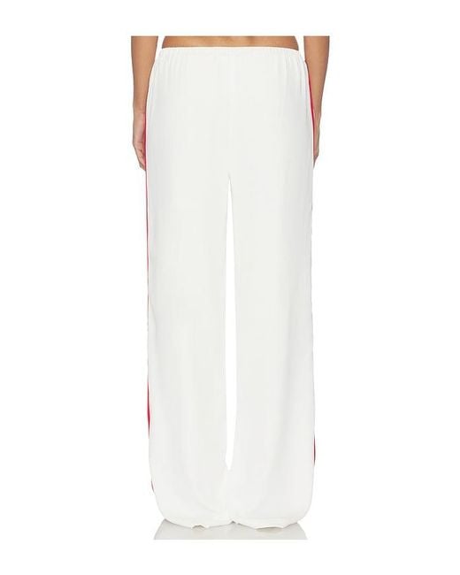 SNDY'S White Reed Contrast Pant