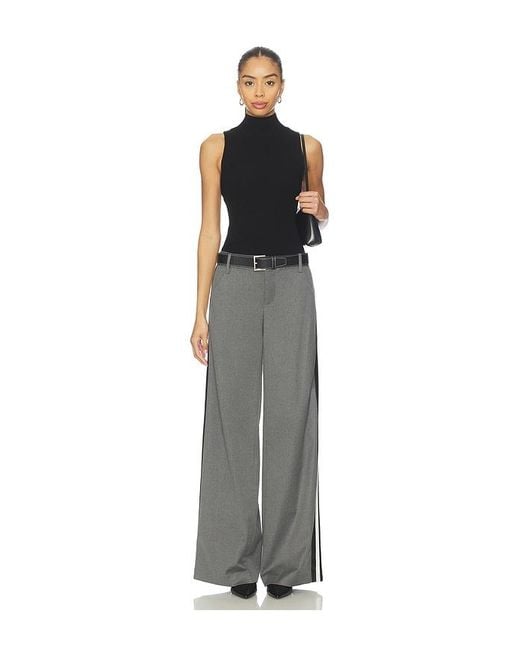 Alice + Olivia Gray Stu Ultra Baggy Pant