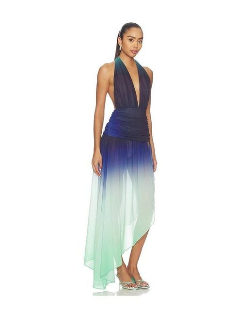 Nbd Blue Sargun Maxi Dress
