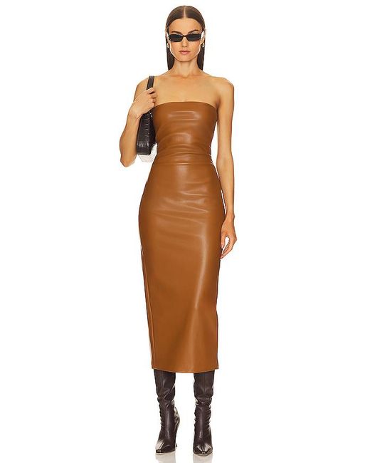 CULTNAKED Multicolor Killa Faux Leather Dress