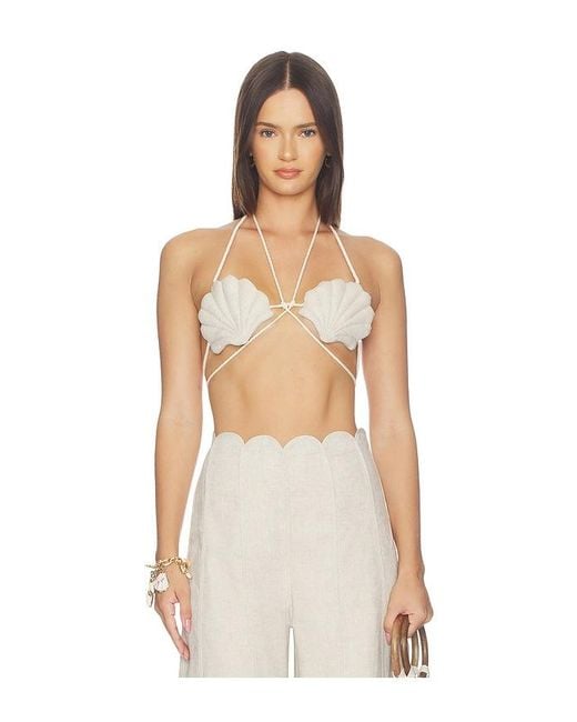 AZULU Natural Silvana Top